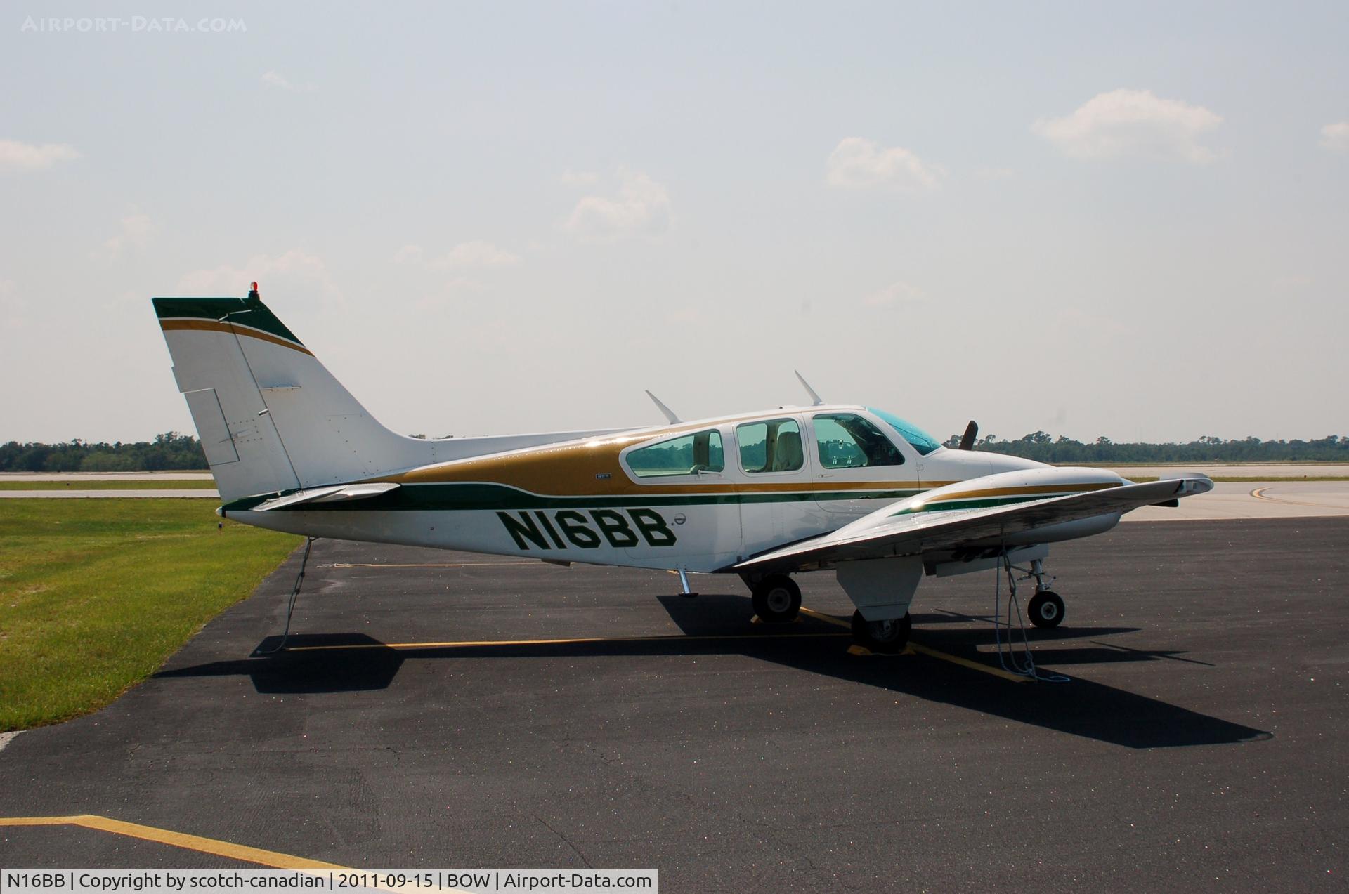 N16BB, 1974 Beech 95-B55 (T42A) Baron C/N TC-1749, 1974 Beech B55 N16BB at Bartow Municipal Airport, Bartow, FL