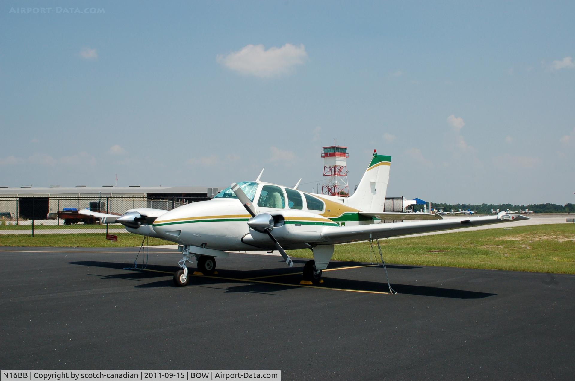 N16BB, 1974 Beech 95-B55 (T42A) Baron C/N TC-1749, 1974 Beech B55 N16BB at Bartow Municipal Airport, Bartow, FL
