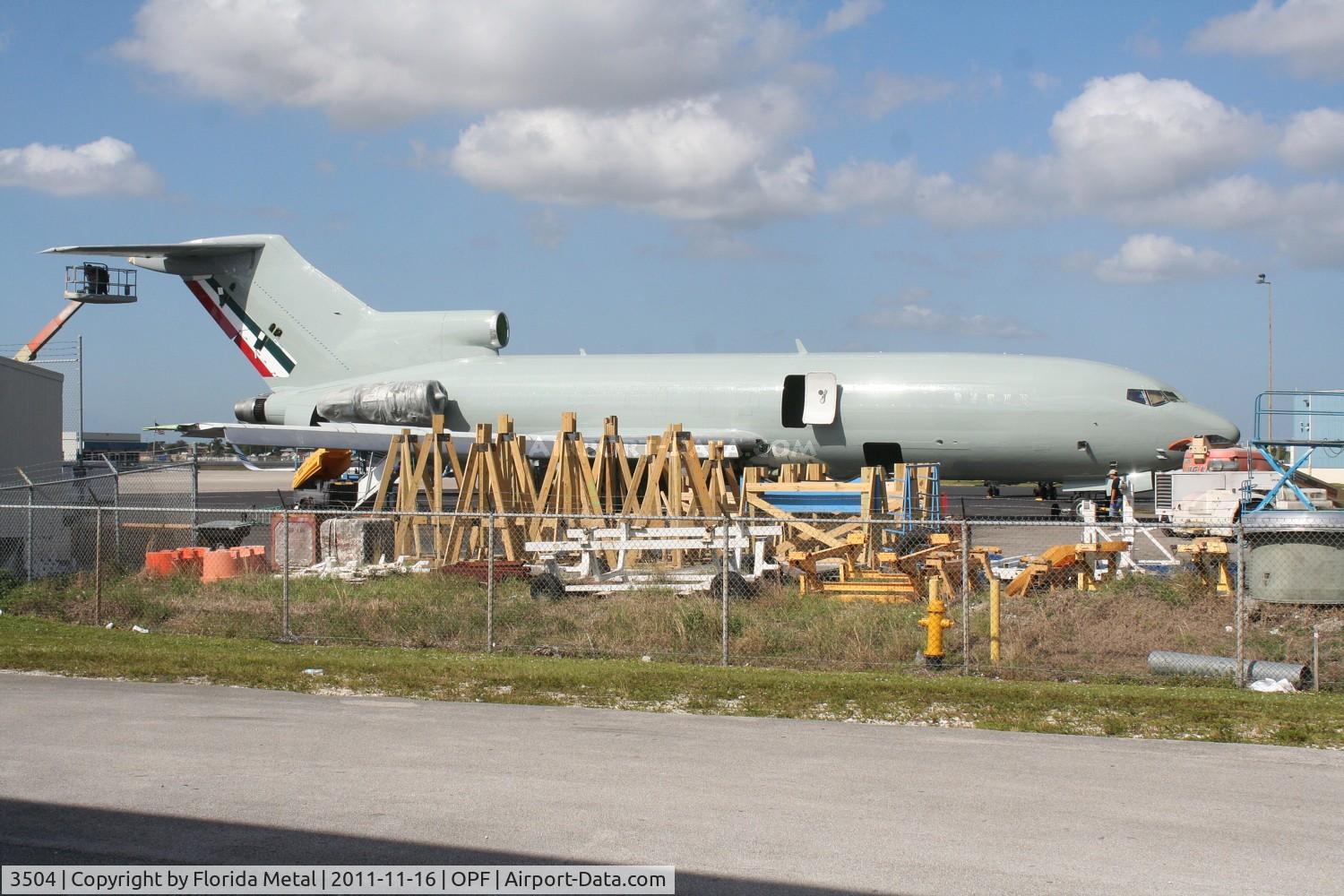 3504, 1965 Boeing 727-100F C/N 18909, Mexican Air Force 727-100