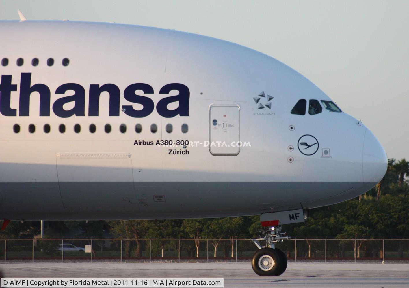 D-AIMF, 2011 Airbus A380-841 C/N 066, Lufthansa A380