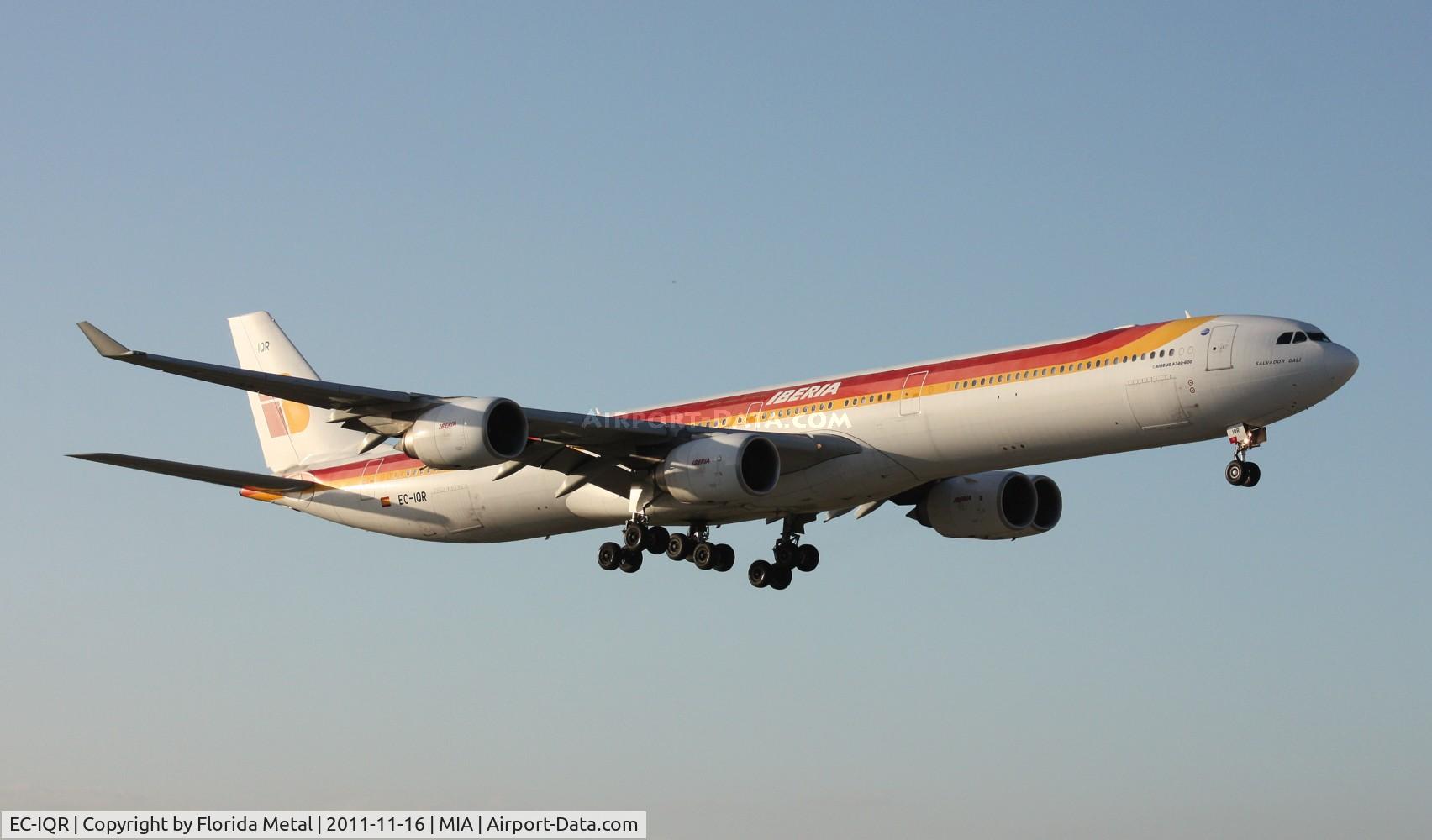 EC-IQR, 2002 Airbus A340-642 C/N 460, Iberia A340-600