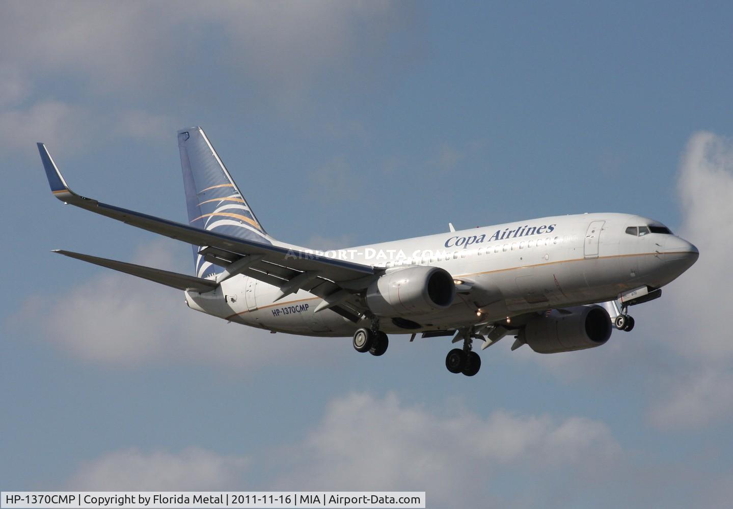 HP-1370CMP, 1999 Boeing 737-71Q C/N 29048, Copa 737