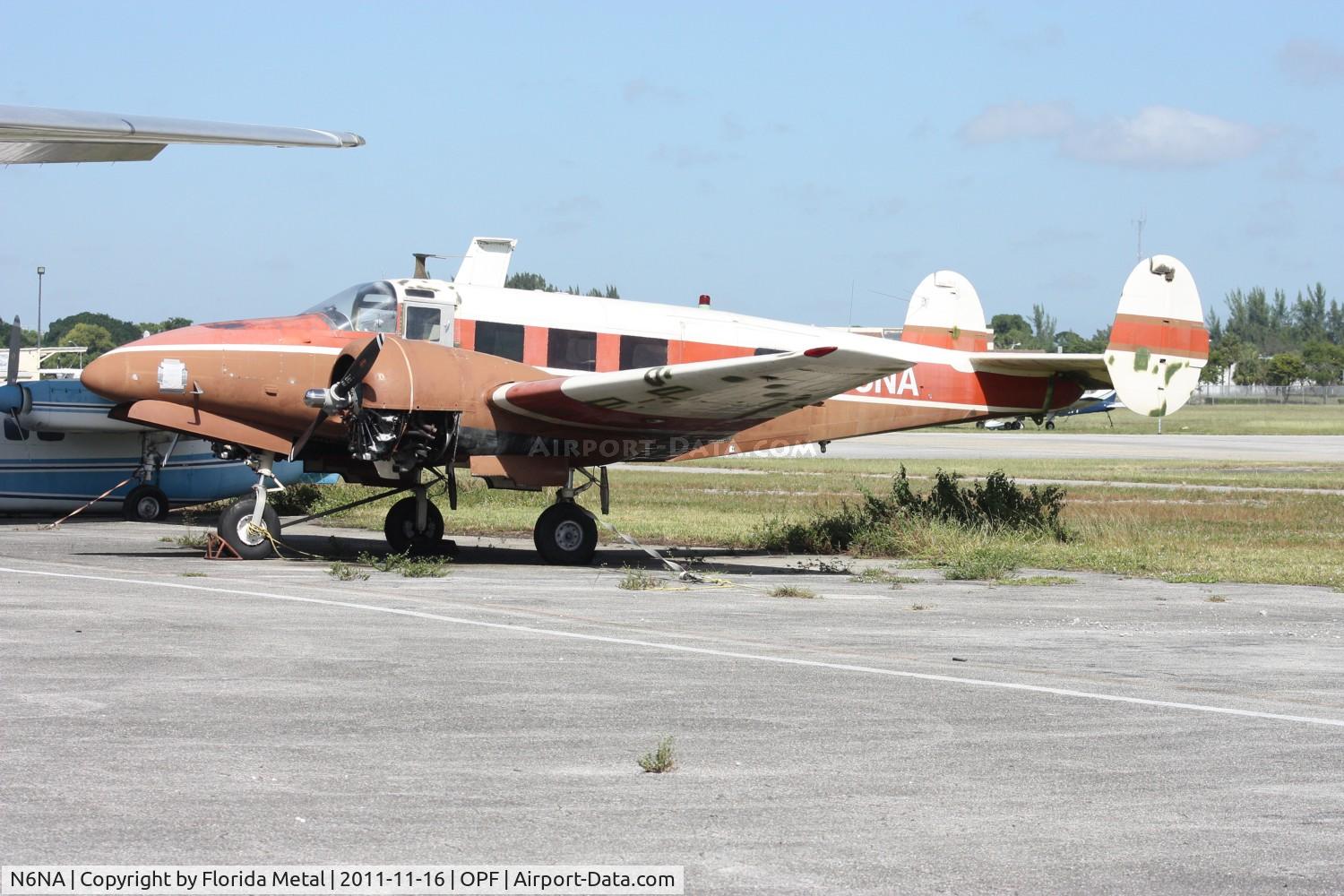 N6NA, 1952 Beech C-45H Expeditor C/N AF-817, Beech C-45H converted to tricycle gear