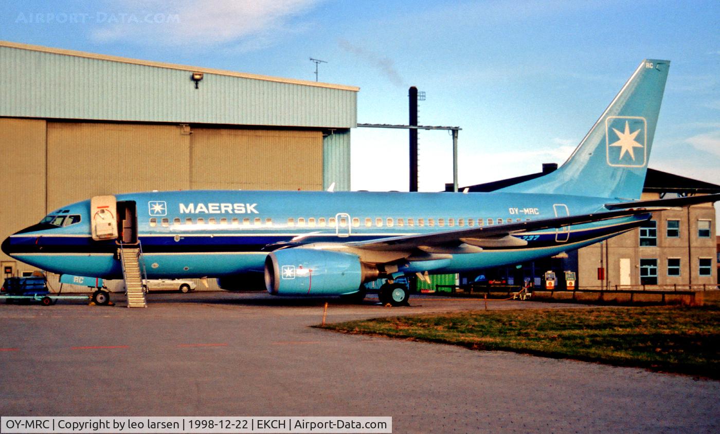 OY-MRC, 1997 Boeing 737-7L9 C/N 28006, Copenhagen Kastrup 22.12.98