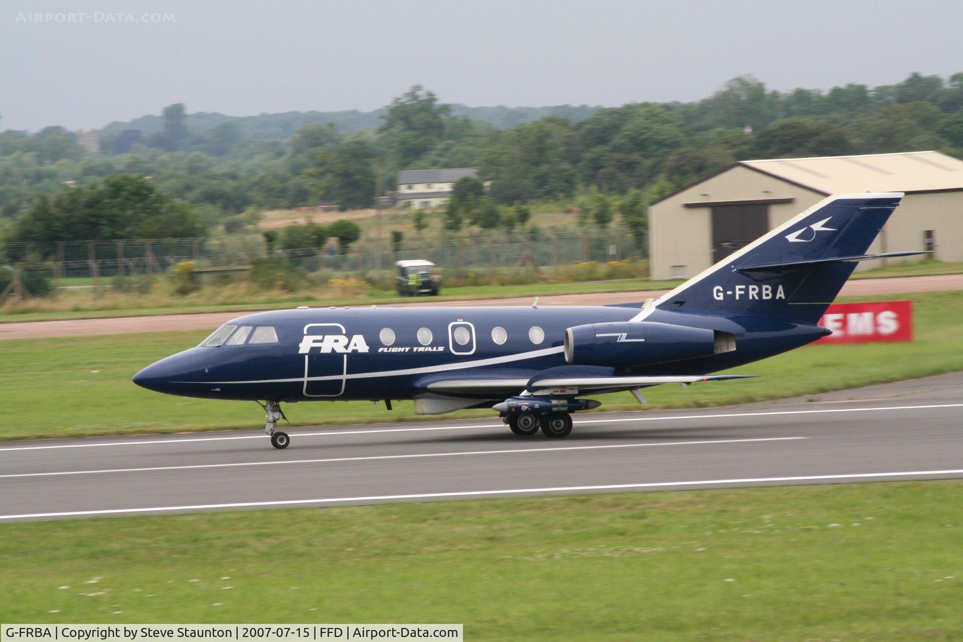 G-FRBA, 1970 Dassault Falcon 20 C/N 178, FRADU Display at Royal International Air Tattoo 2007