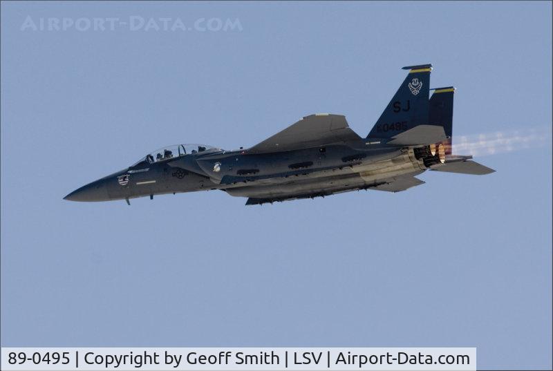 89-0495, 1989 McDonnell Douglas F-15E Strike Eagle C/N 1142/E117, F-15E