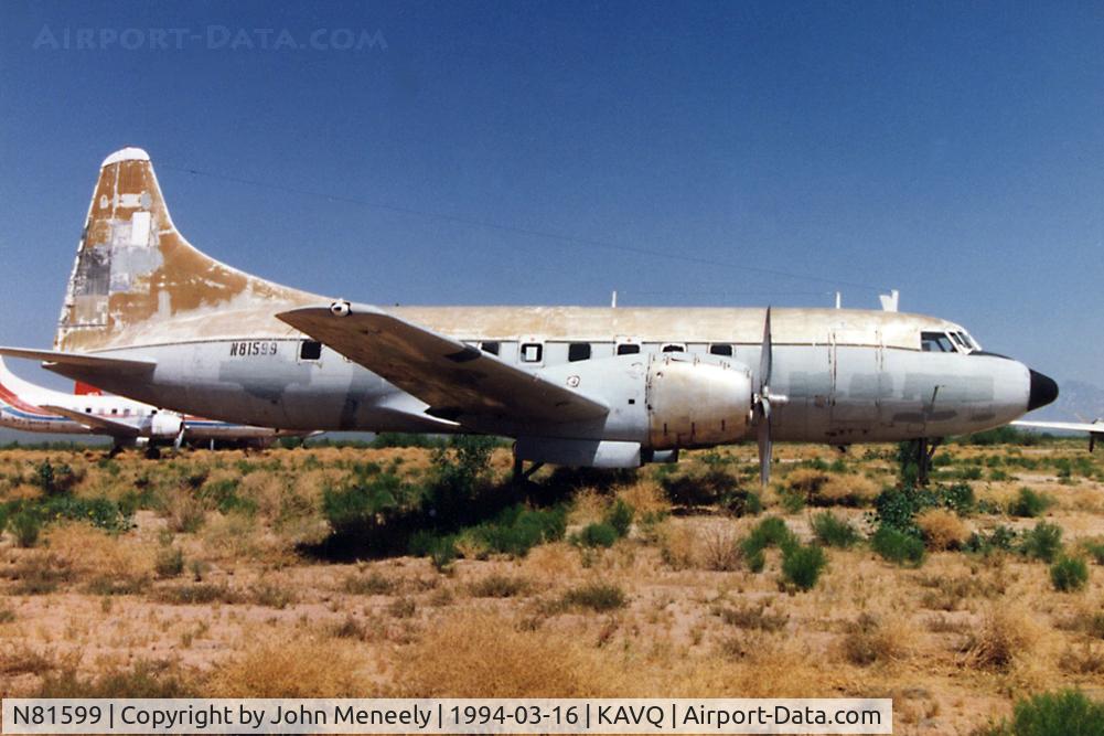 N81599, 1952 Convair HC-131A (C-131A) Samaritan C/N c/n is 53-25, Parked