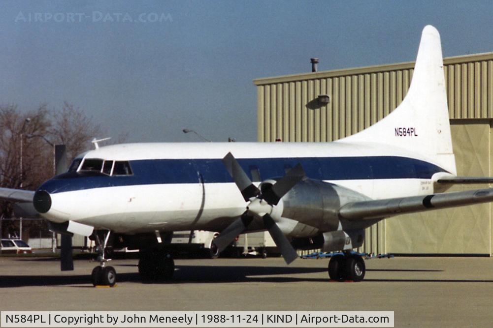 N584PL, Convair 340 C/N 115, Scanned from a print