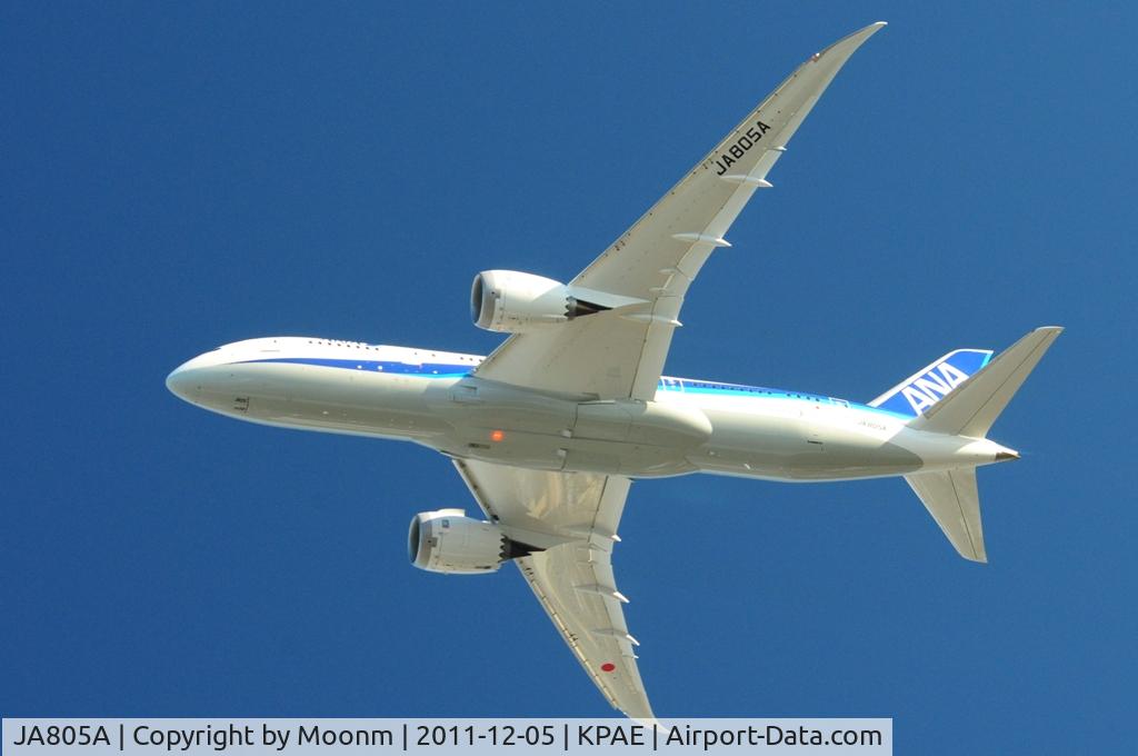 JA805A, 2010 Boeing 787-8 Dreamliner C/N 34514, ANA JA805A Boeing 787 First Test Flight
