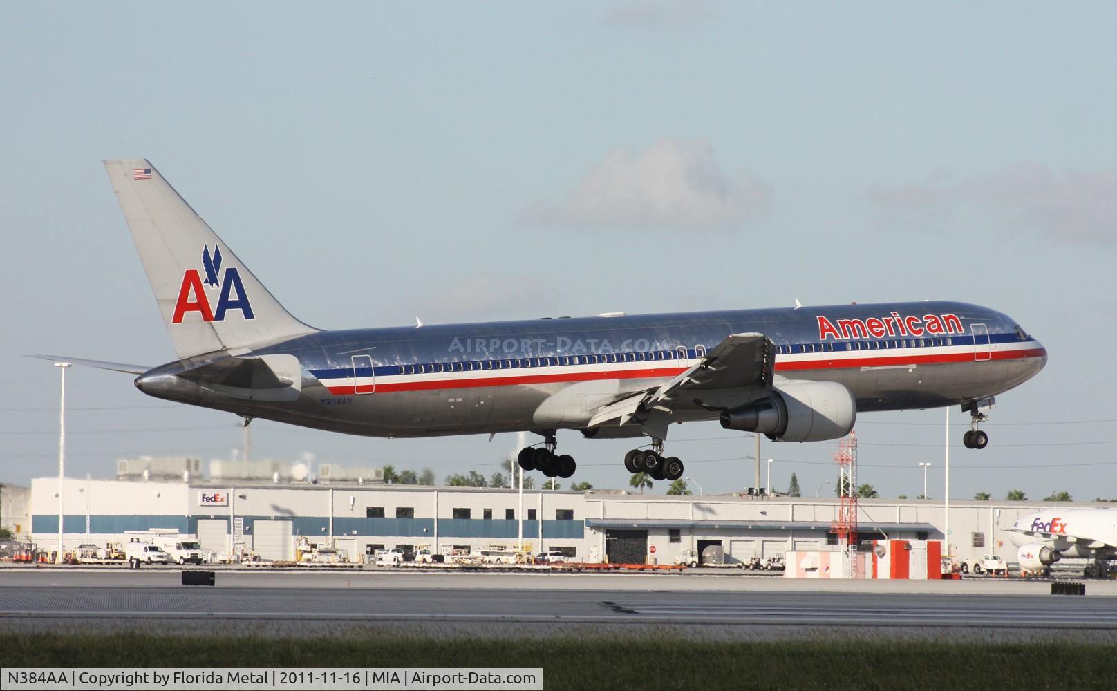 N384AA, 1993 Boeing 767-323 C/N 26996, American 767