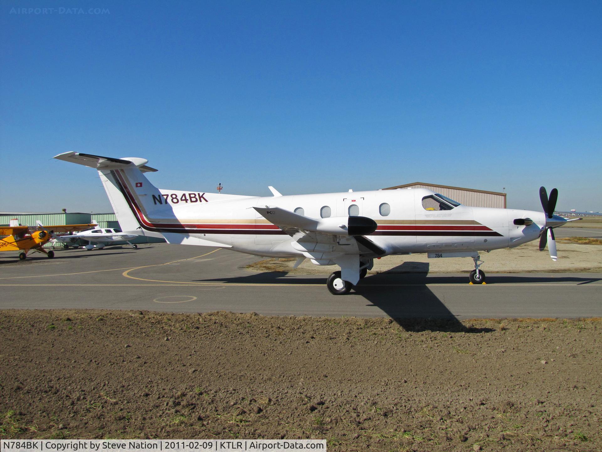 N784BK, 2007 Pilatus PC-12/47 C/N 784, Triple G Air LLC 2007 PC-12/47 @ Tulare, CA