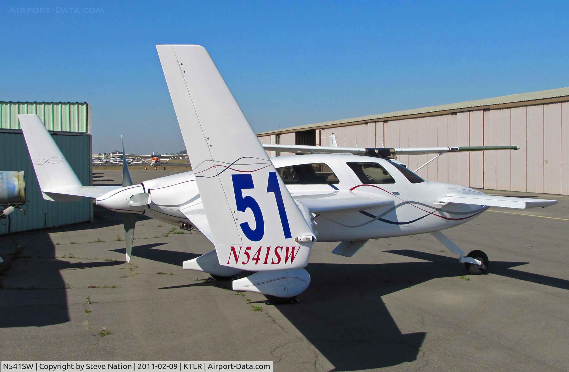 N541SW, 2006 Velocity Velocity SW-1 C/N 406, 2006 Schoorl SW-1 homebuilt (Race #51) visiting from  Southern California @ Tulare, CA