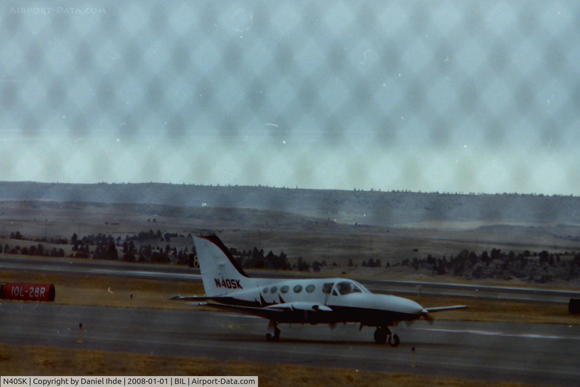 N40SK, 1979 Cessna 414A Chancellor C/N 414A0323, Cessna 414 @ BIL