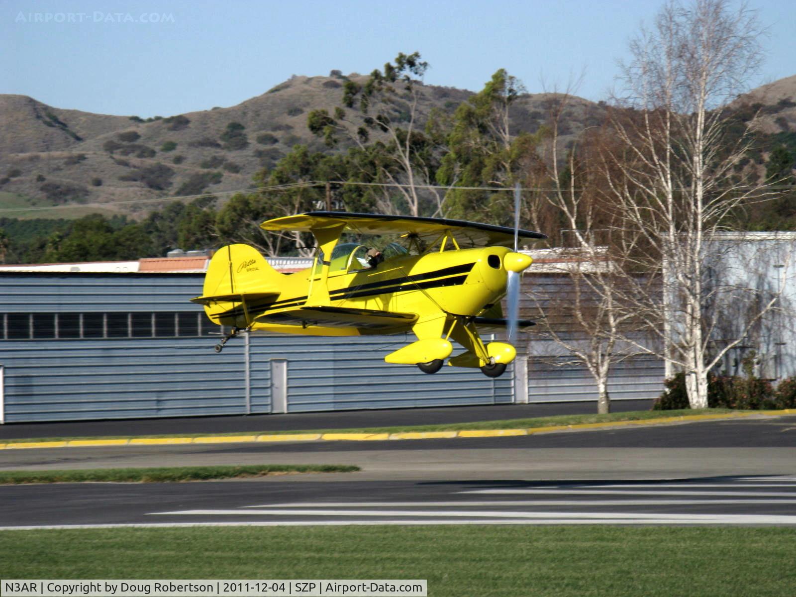 N3AR, 1974 Pitts S-1S Special C/N 10, 1974 Russell PITTS S-1S SPECIAL, Lycoming O&VO-360 180 Hp, landing Rwy 04