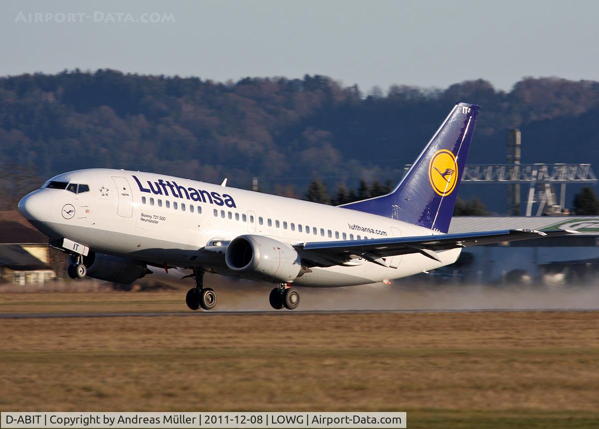 D-ABIT, 1991 Boeing 737-530 C/N 24943, Takeoff rwy. 35.