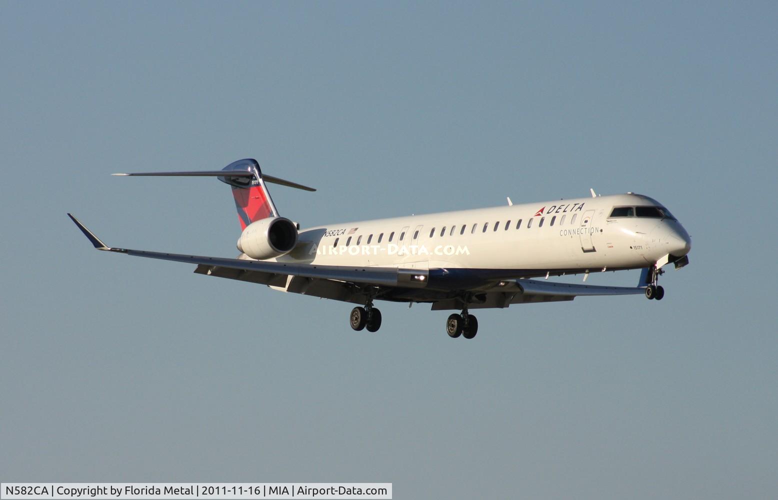 N582CA, 2008 Bombardier CRJ-900ER (CL-600-2D24) C/N 15171, Comair CRJ900