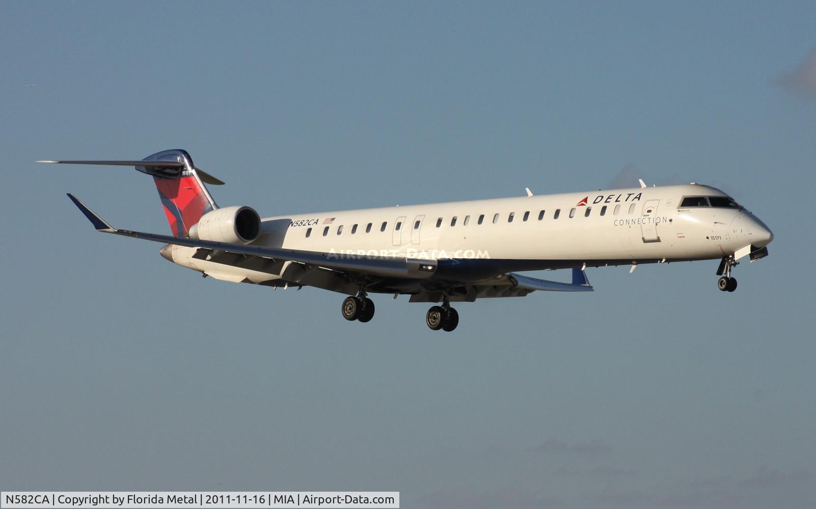 N582CA, 2008 Bombardier CRJ-900ER (CL-600-2D24) C/N 15171, Comair CRJ-900