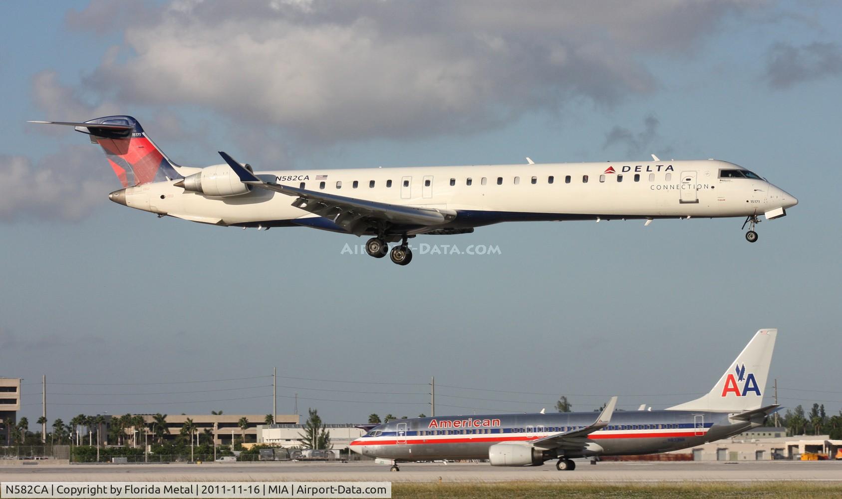 N582CA, 2008 Bombardier CRJ-900ER (CL-600-2D24) C/N 15171, Comair CRJ-900