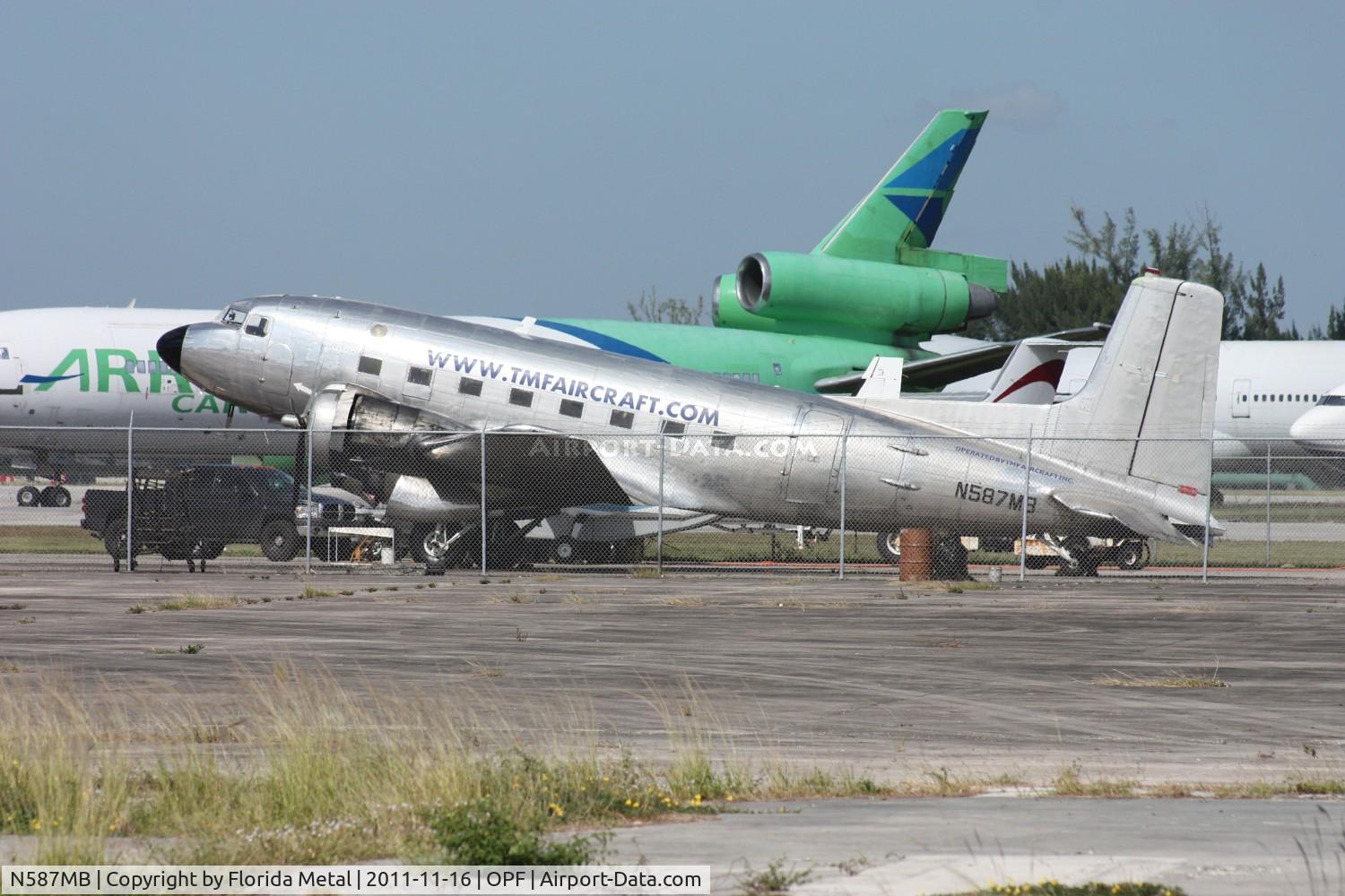 N587MB, 1951 Douglas DC-3S/R4D-8 (C-117D Skytrain) C/N 43312, Douglas R4D-8 Super DC-3