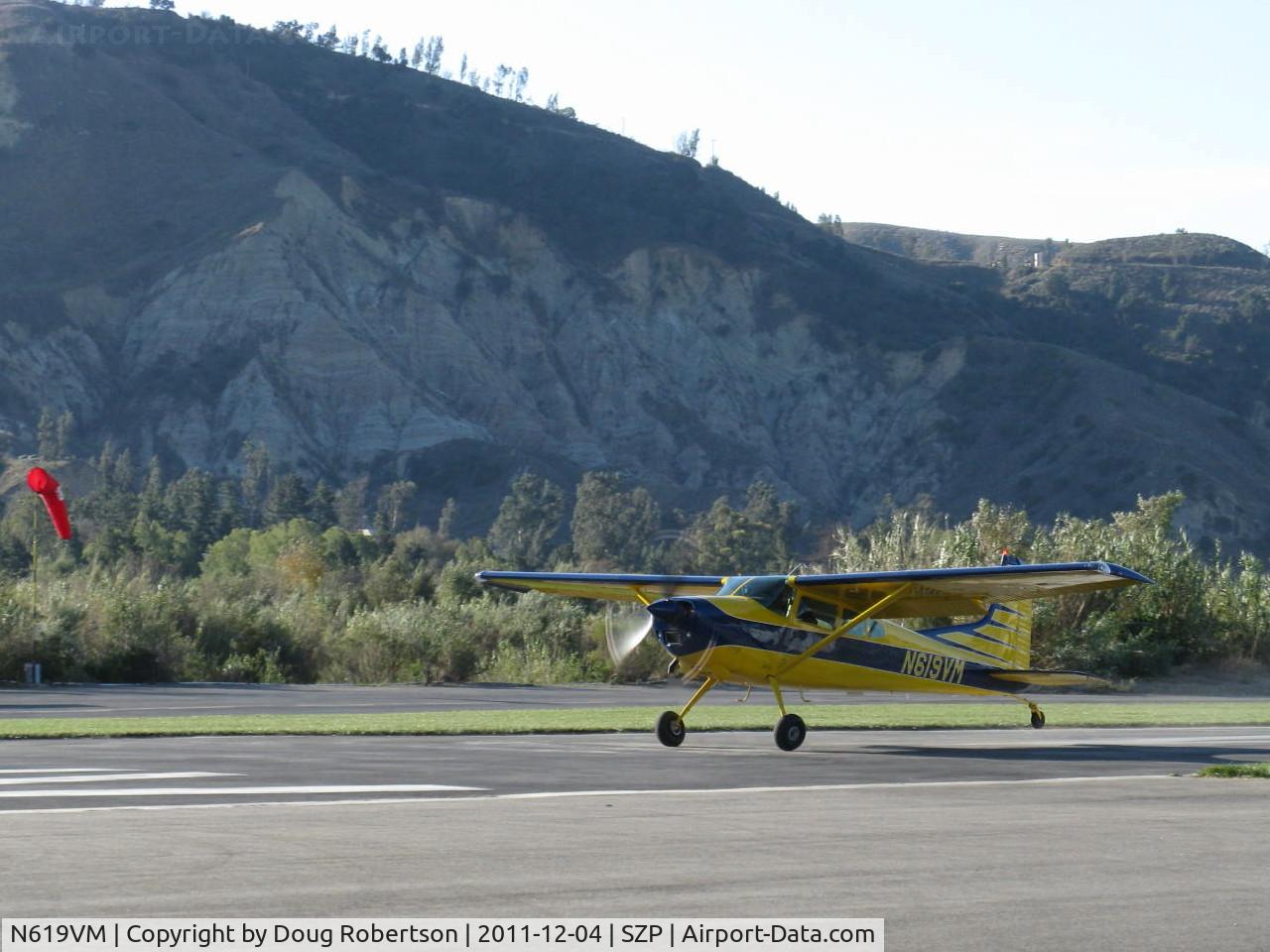 N619VM, 1981 Cessna A185F Skywagon 185 C/N 18504284, 1981 Cessna A185F SKYWAGON II, Continental IO-550-N 300 Hp, takeoff roll Rwy 04, tail already up