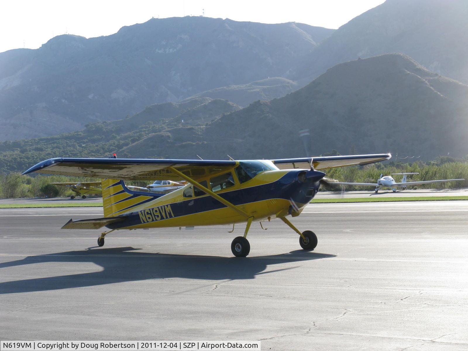 N619VM, 1981 Cessna A185F Skywagon 185 C/N 18504284, 1981 Cessna A185F SKYWAGON II, Continental IO-550-N 300 Hp, taxi to 04