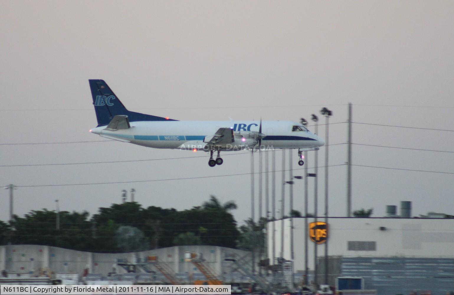 N611BC, 1986 Saab 340A C/N 340A-060, IBC Saab 340