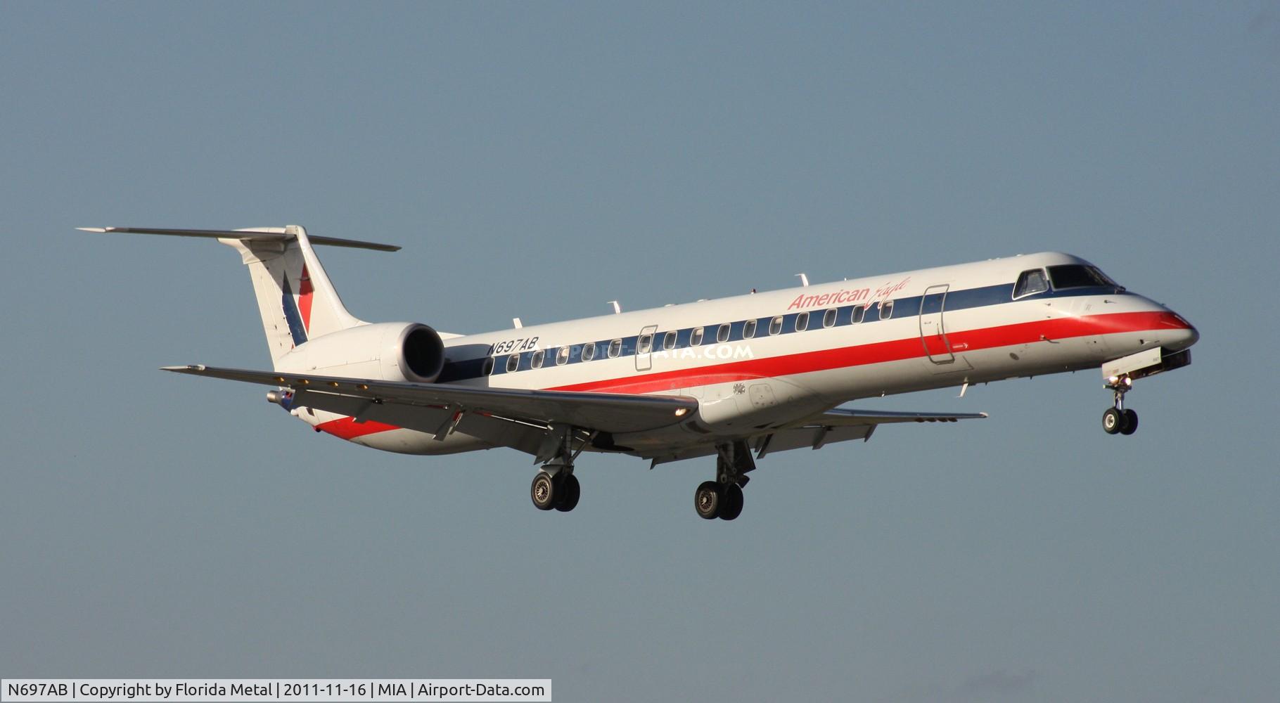 N697AB, 2004 Embraer ERJ-145LR (EMB-145LR) C/N 14500875, Eagle E145