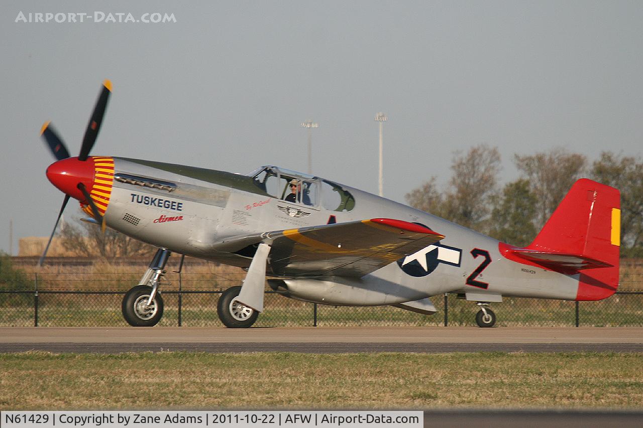 N61429, 1942 North American P-51C Mustang C/N 103-26199, At the 2011 Alliance Airshow - Fort Worth, TX