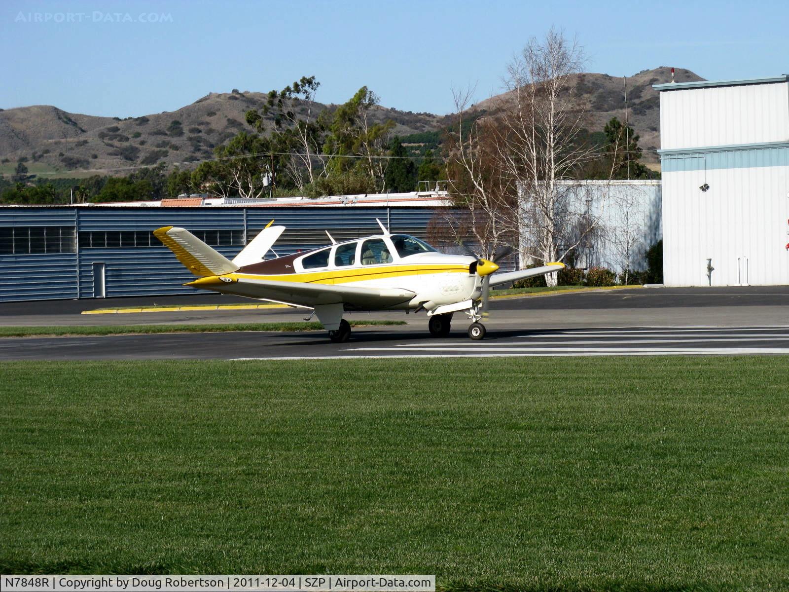 N7848R, 1968 Beech V35A Bonanza C/N D-8904, 1968 Beech V35A BONANZA, Continental IO-550 300 Hp upgrade, taking the active