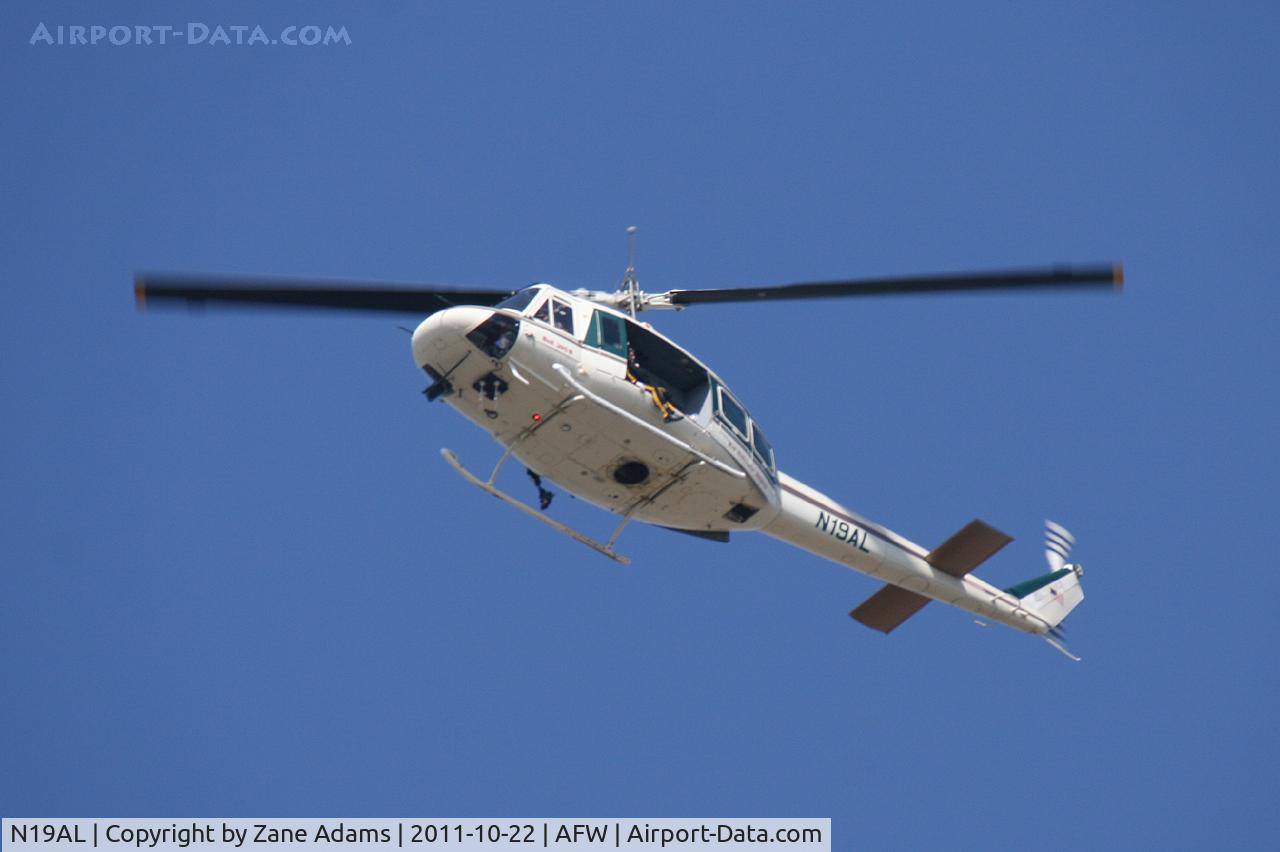 N19AL, 1974 Bell 205B C/N 30166, At the 2011 Alliance Airshow - Fort Worth, TX