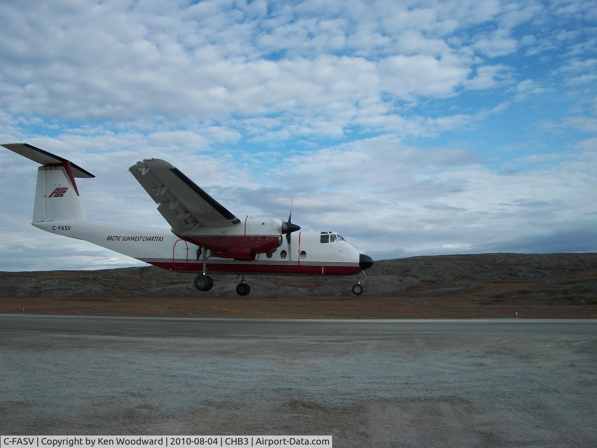 C-FASV, 1979 De Havilland Canada DHC-5A Buffalo C/N 95A, In it's true intended element - no asphalt!