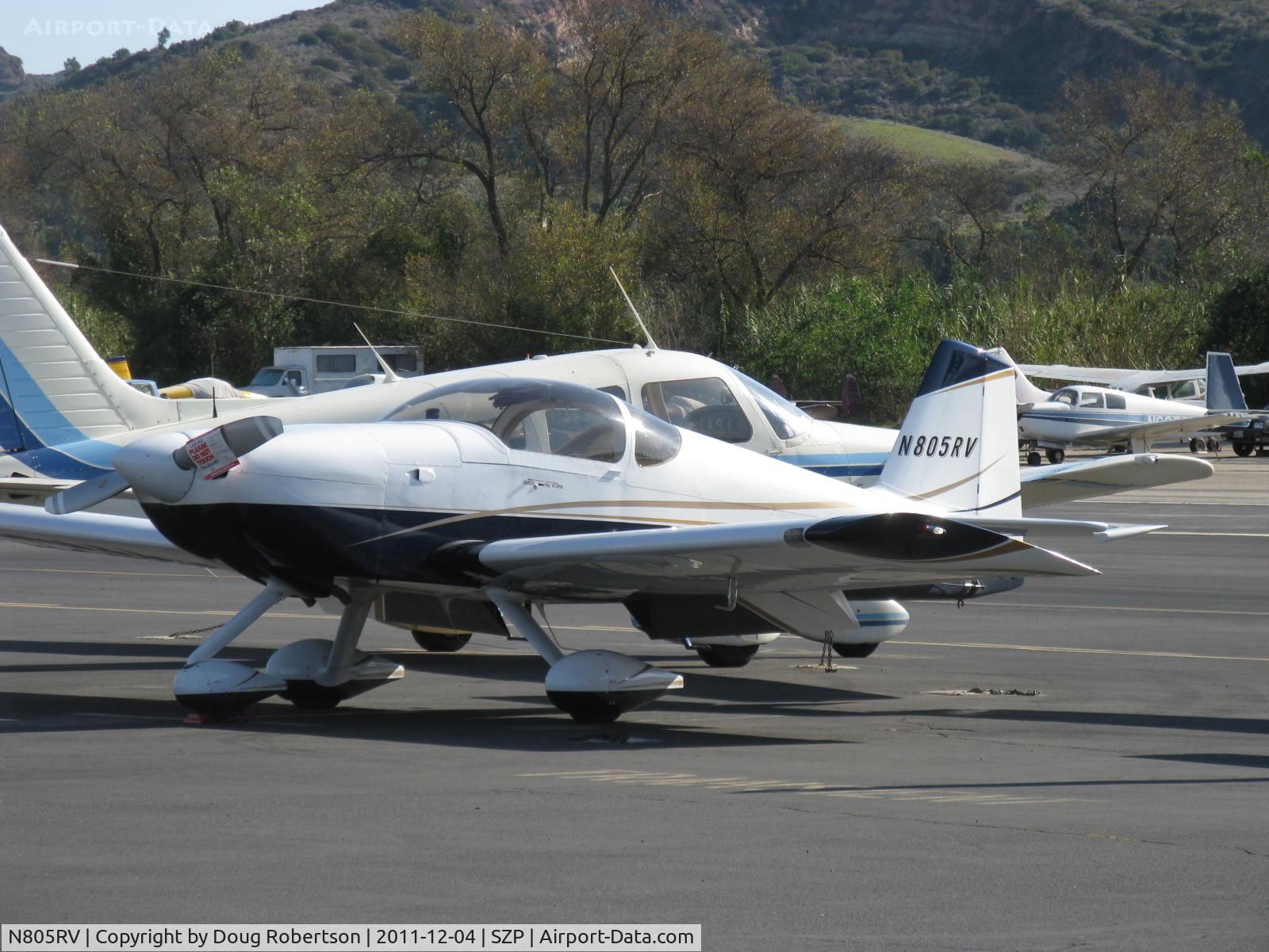 N805RV, 2007 Vans RV-6A C/N 25686, 2007 Dierenfield VAN's RV-6A, Lycoming IO-390-X 210 Hp