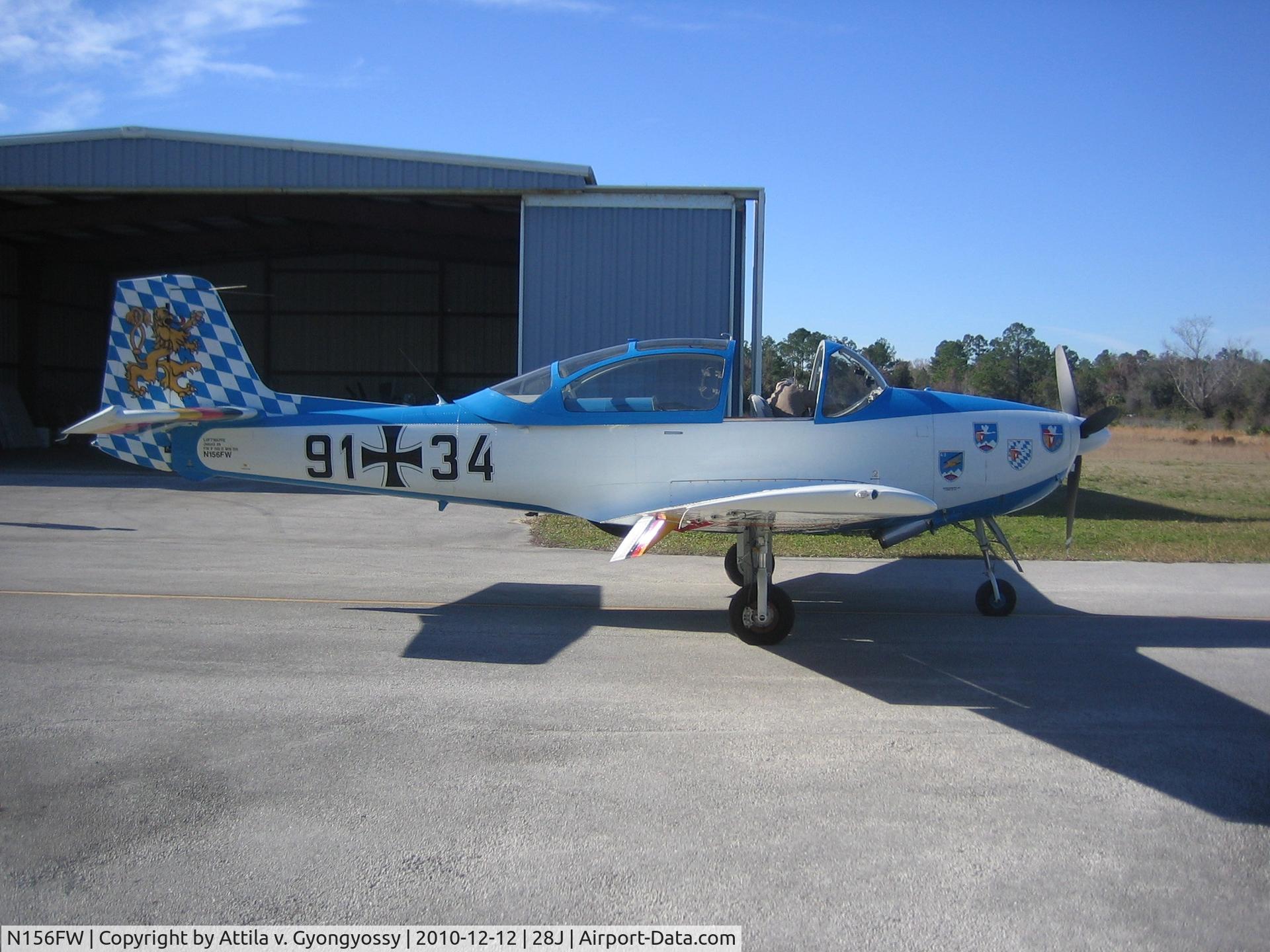 N156FW, 1960 Piaggio FW-149D C/N 156, This aircraft was the last one used by the Luftwaffe. She wears the restored 