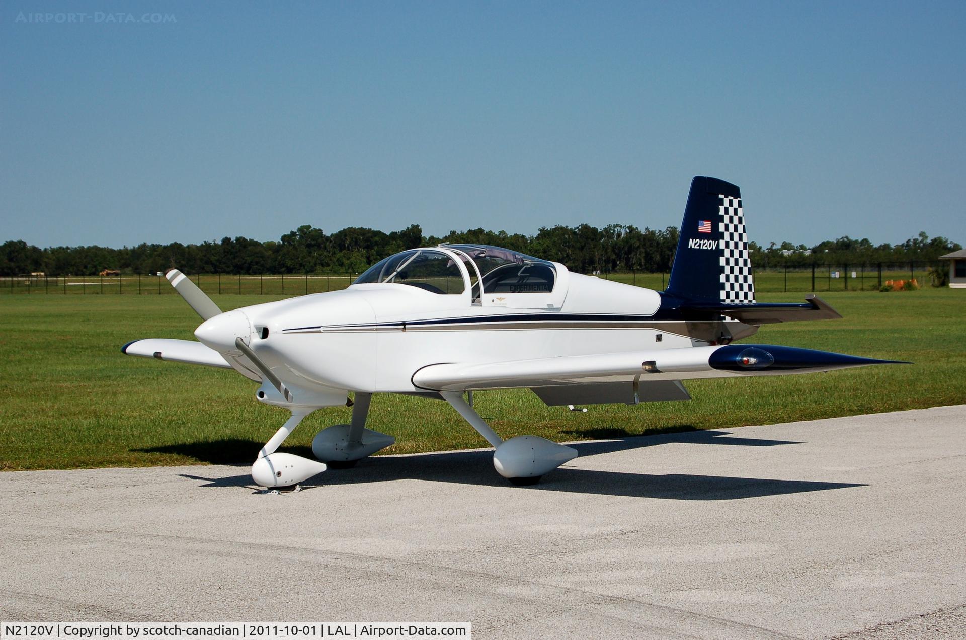 N2120V, 2006 Vans RV-7A C/N 71022, 2006 Brandt Patrick J VANS RV-7A N2120V at Lakeland Linder Regional Airport, Lakeland, FL