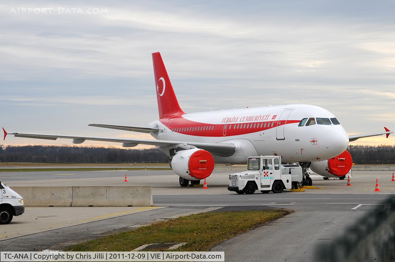 TC-ANA, 2000 Airbus ACJ319 (A319-115/CJ) C/N 1002, Turkish Government