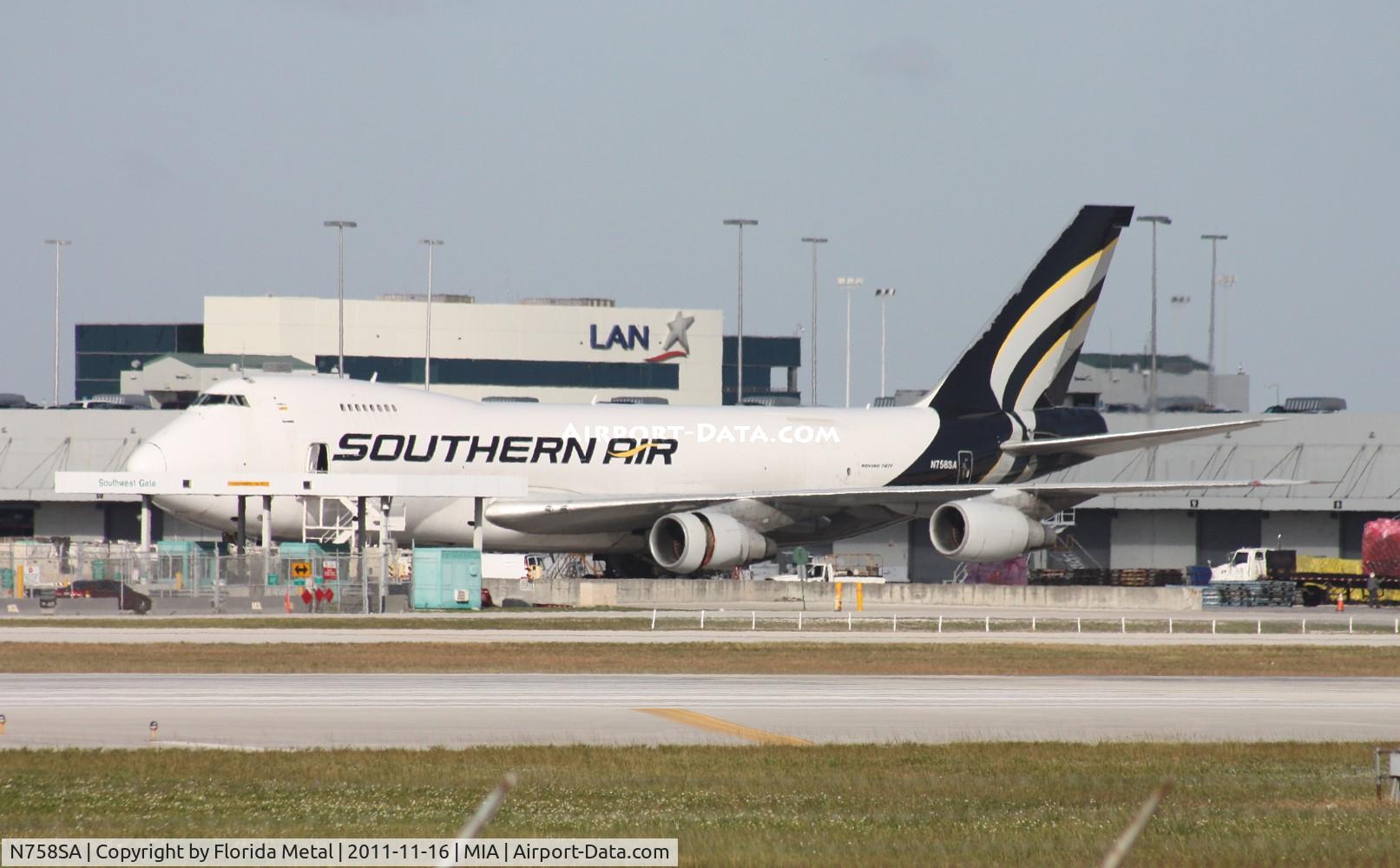 N758SA, 1984 Boeing 747-281F C/N 23138, Southern 747-200F