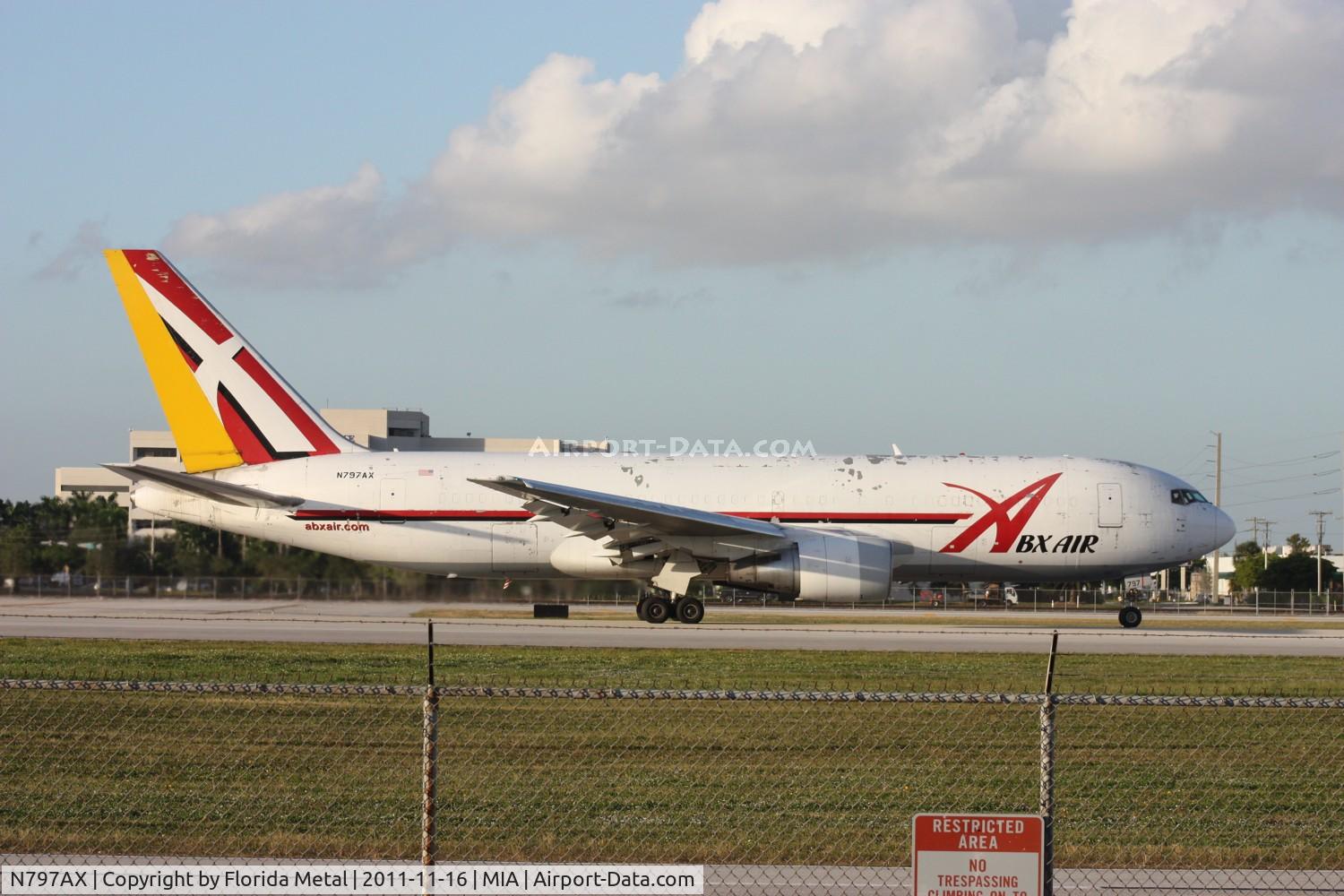 N797AX, 1985 Boeing 767-281 C/N 23147, ABX 767