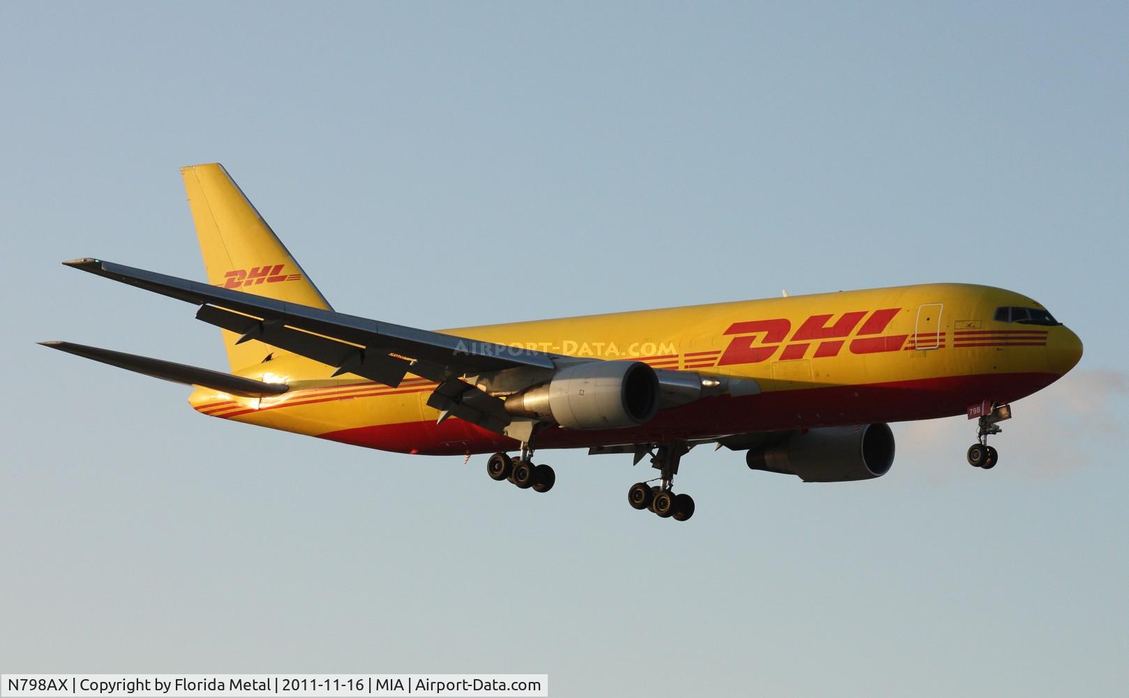 N798AX, 1986 Boeing 767-200 C/N 23431, DHL 767