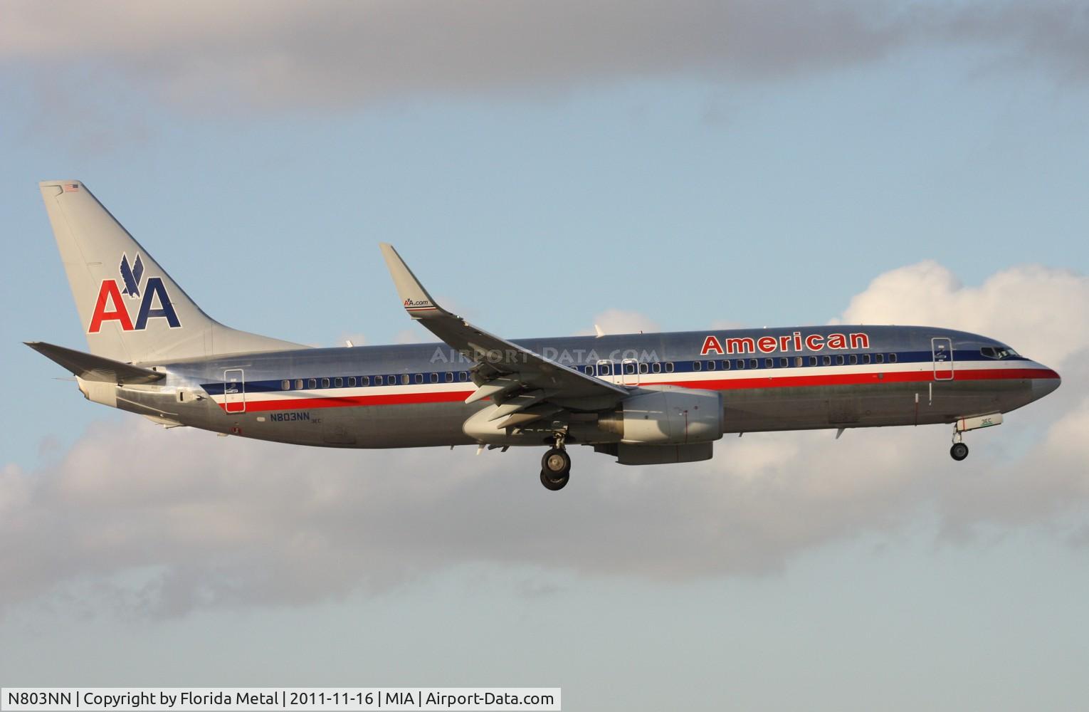 N803NN, 2009 Boeing 737-823 C/N 29566, American 737
