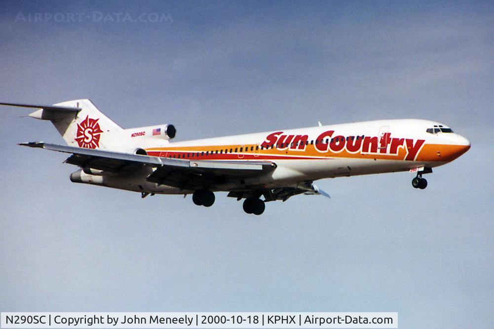 N290SC, 1973 Boeing 727-2J4 C/N 20764, Previous reg's for this 727 were N1779B, OY-SAU, N727BE and  CS-TKB