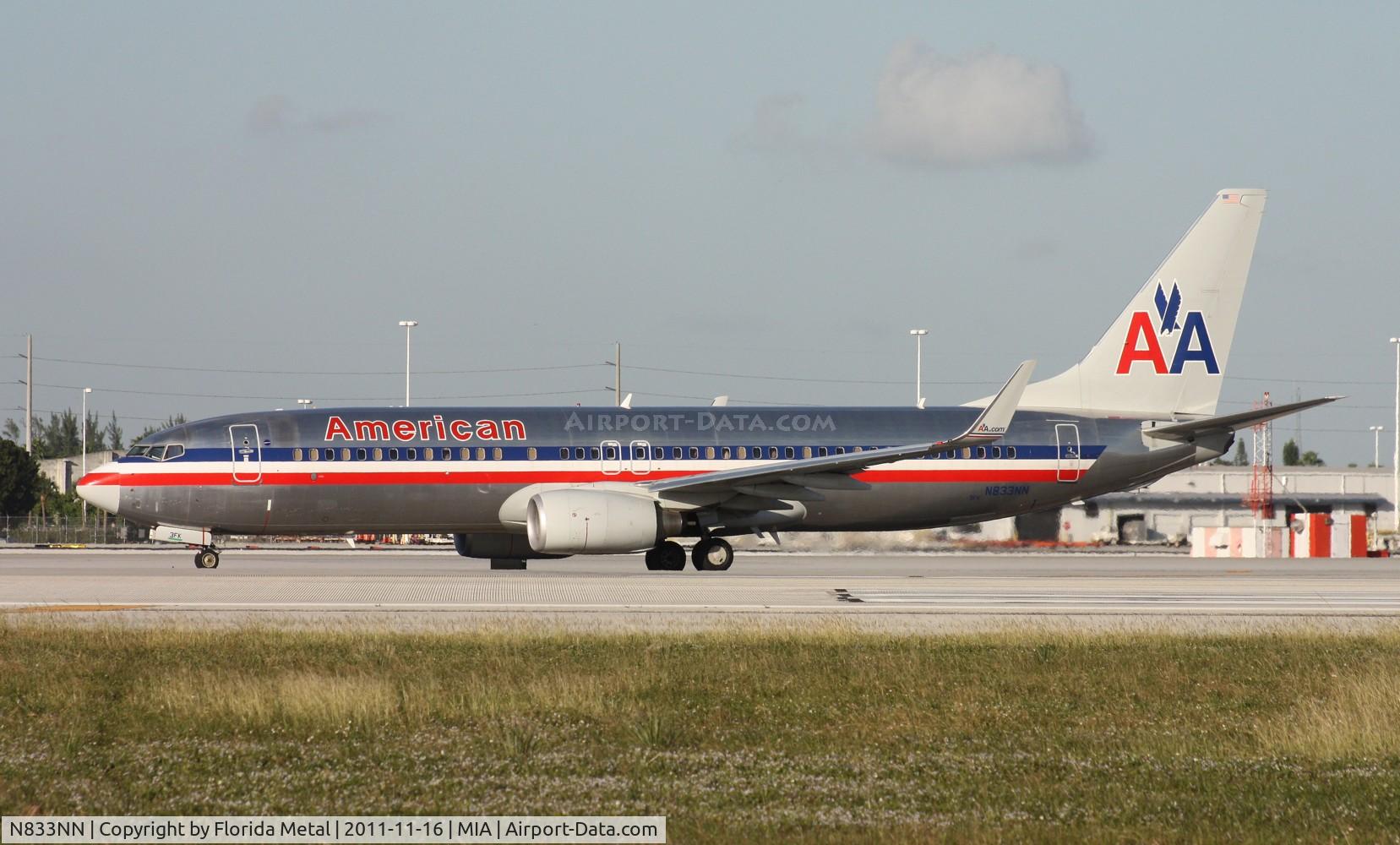 N833NN, 2010 Boeing 737-823 C/N 31093, American 737