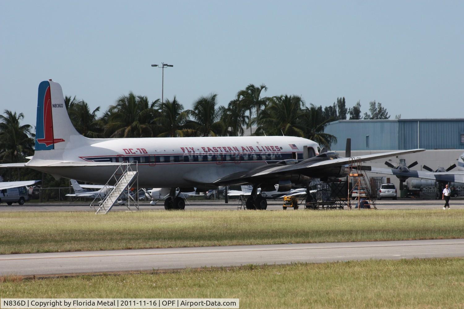 N836D, 1957 Douglas DC-7B C/N 45345, Eastern DC-7