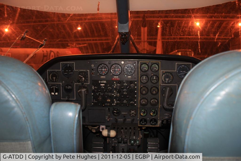 G-ATDD, 1965 Beagle B-206 Series 1 C/N B013, The cockpit section of G-ATDD, Beagle 206, is preserved with the Bristol Aircraft Collection at Kemble