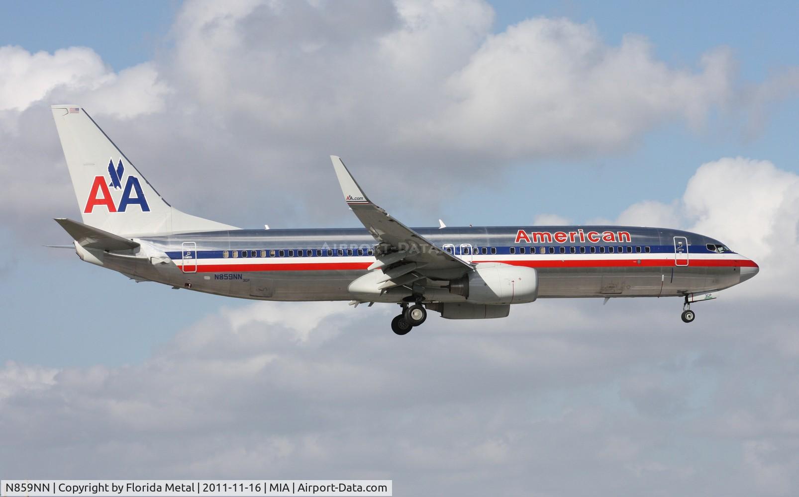 N859NN, Boeing 737-823 C/N 29555, American 737