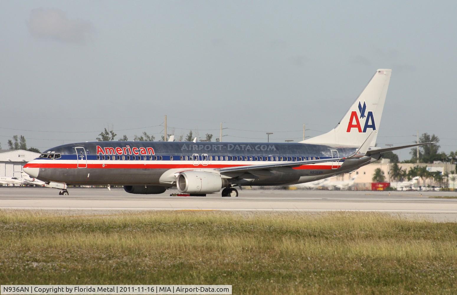 N936AN, 2000 Boeing 737-823 C/N 29532, American 737