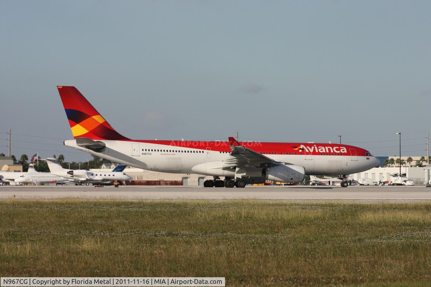 N967CG, 2008 Airbus A330-243 C/N 0967, Avianca A330
