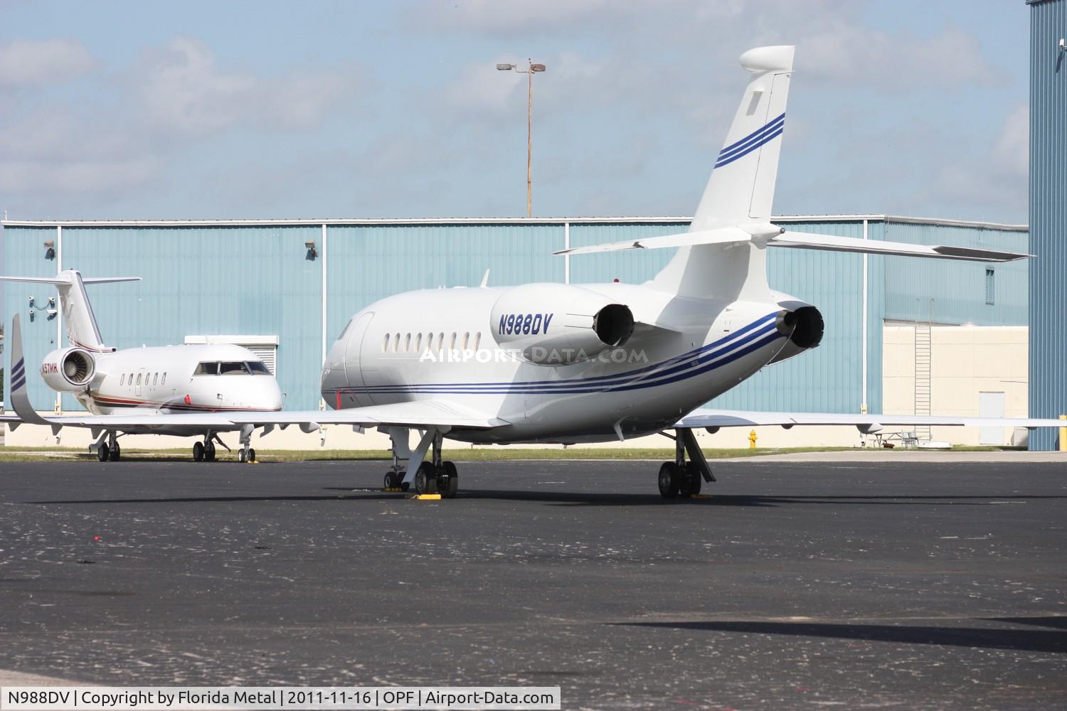 N988DV, Dassault FALCON 2000EX C/N 211, Falcon 2000EX