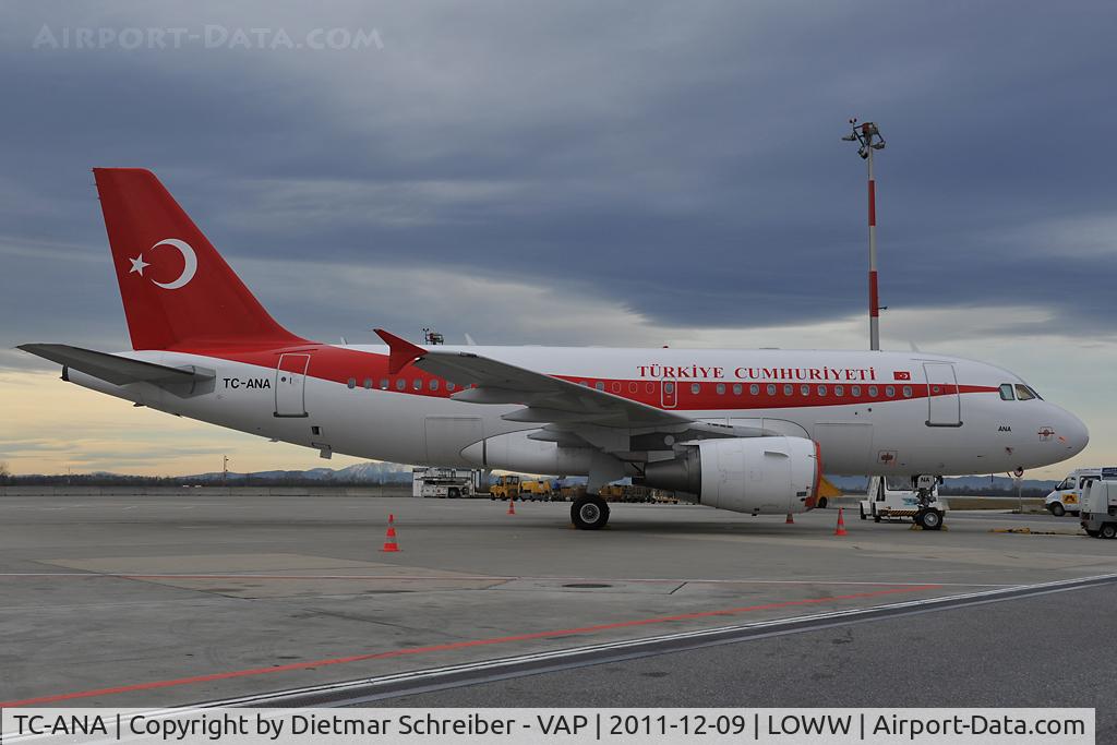 TC-ANA, 2000 Airbus ACJ319 (A319-115/CJ) C/N 1002, Turkish Government Airbus A319