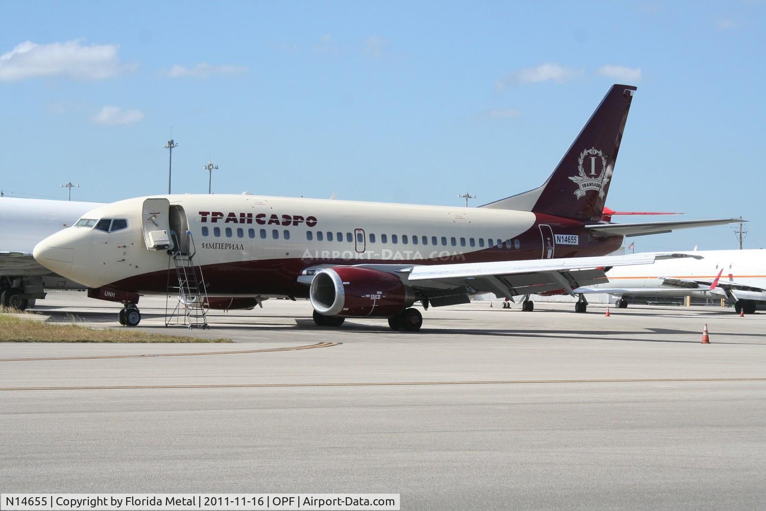 N14655, 1998 Boeing 737-524 C/N 28916, Transaero 737-500