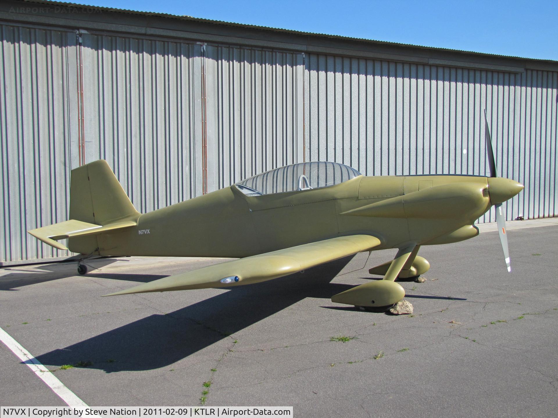 N7VX, 2001 Vans RV-?? C/N 001, Paso Robles, CA-based 2001 NH-1 homebuilt photographed @ Tulare, CA